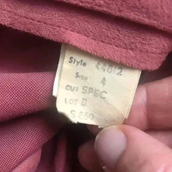 🔥sportrite🔥 | Vintage 1960’s  Arnel triacetate fabric blush pink trench coat - Picture 10 of 16